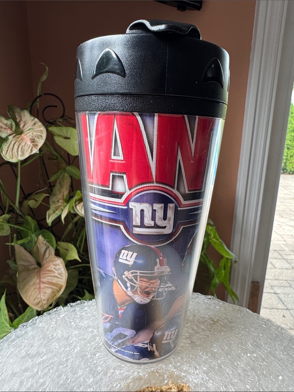 New York Giants insulated travel mug NFL tumbler Thermo Serv Drinkware Coffee